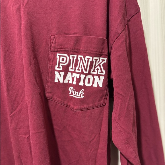 ✨ PINK Nation Long Sleeve Tee ✨ - Picture 3 of 5